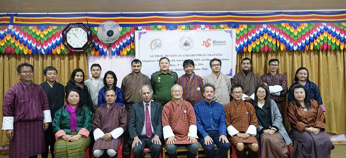 Authors, Reviewers, and Editors Convene for Bhutan’s First Health Journal