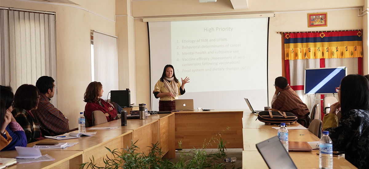 Setting Health Research Priorities in Bhutan - Bhutan Foundation