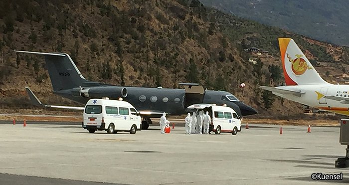 Bhutan’s Only COVID-19 Patient Flies Home