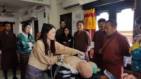 Advanced Cardiac Life Support (ACLS) Training Takes Place at Wangdue