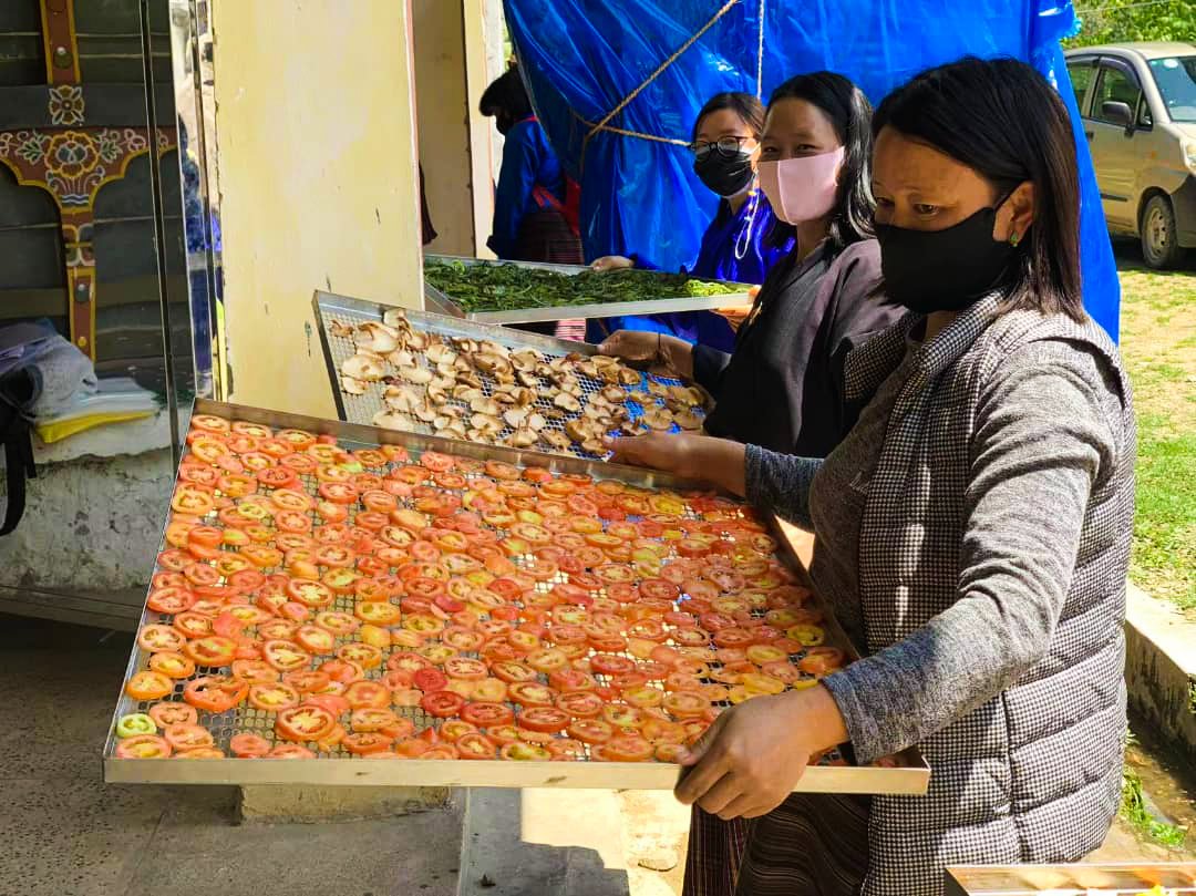Bhutan Foundation, USAID, and BAOWE Partner to Donate New Electric Dehydrator to Farming Group in Tashi Yangtse