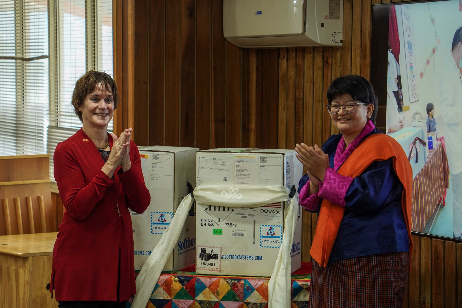 Bhutan Receives Adult Pfizer Vaccines from the USA