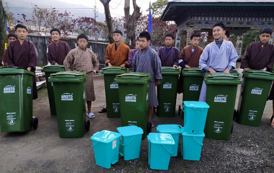 Tendruk Central School in Samtse Initiates a Studentled Waste